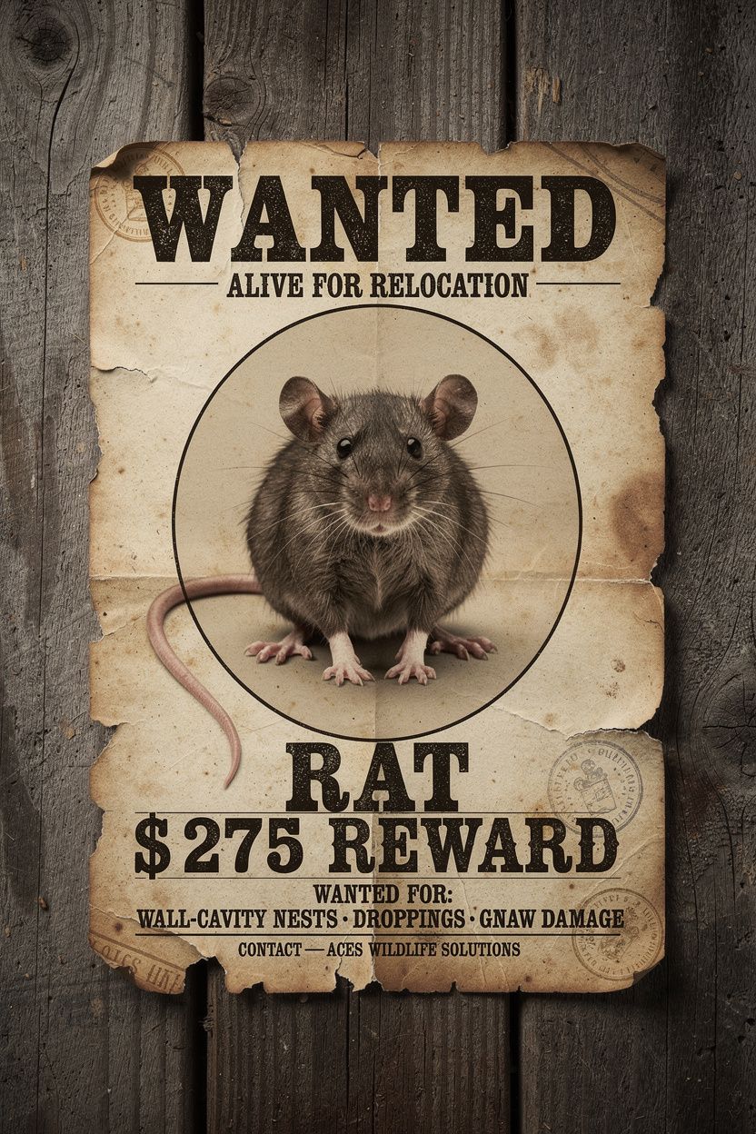 Rat wanted poster